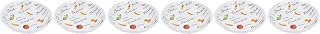 Cosy & Trendy Set of 6 Pasta Plates Diameter, White, diamètre 20 cm