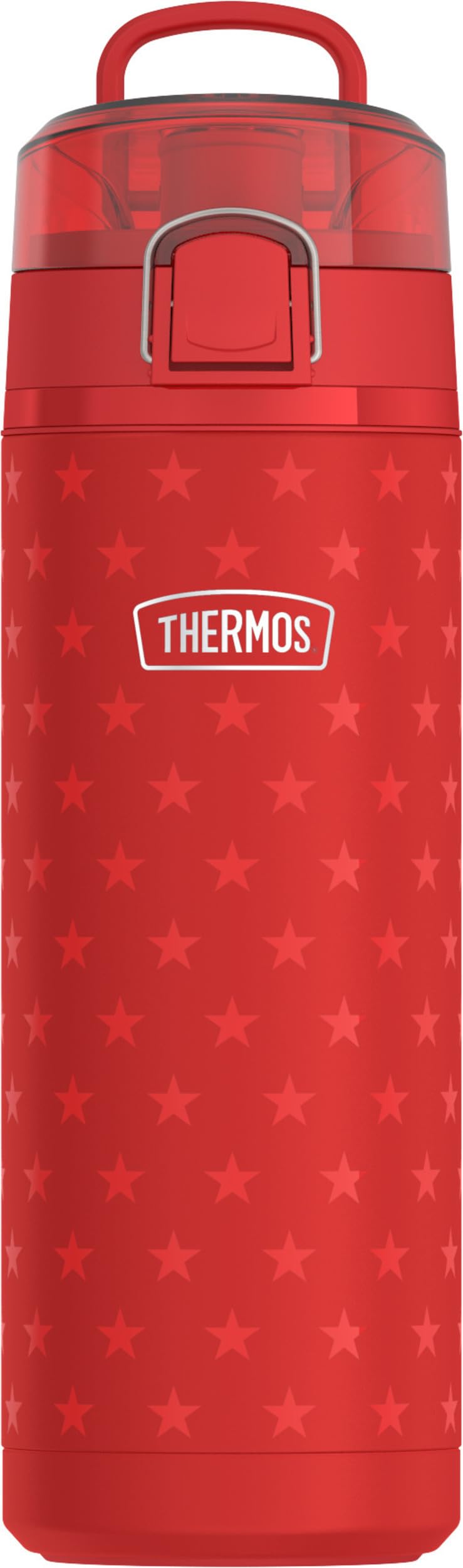 ICON SERIES by THERMOS – 24 Ounces, 24.0 fluid_ounces, Stainless Steel, Red Stars, Model IS2256RS4