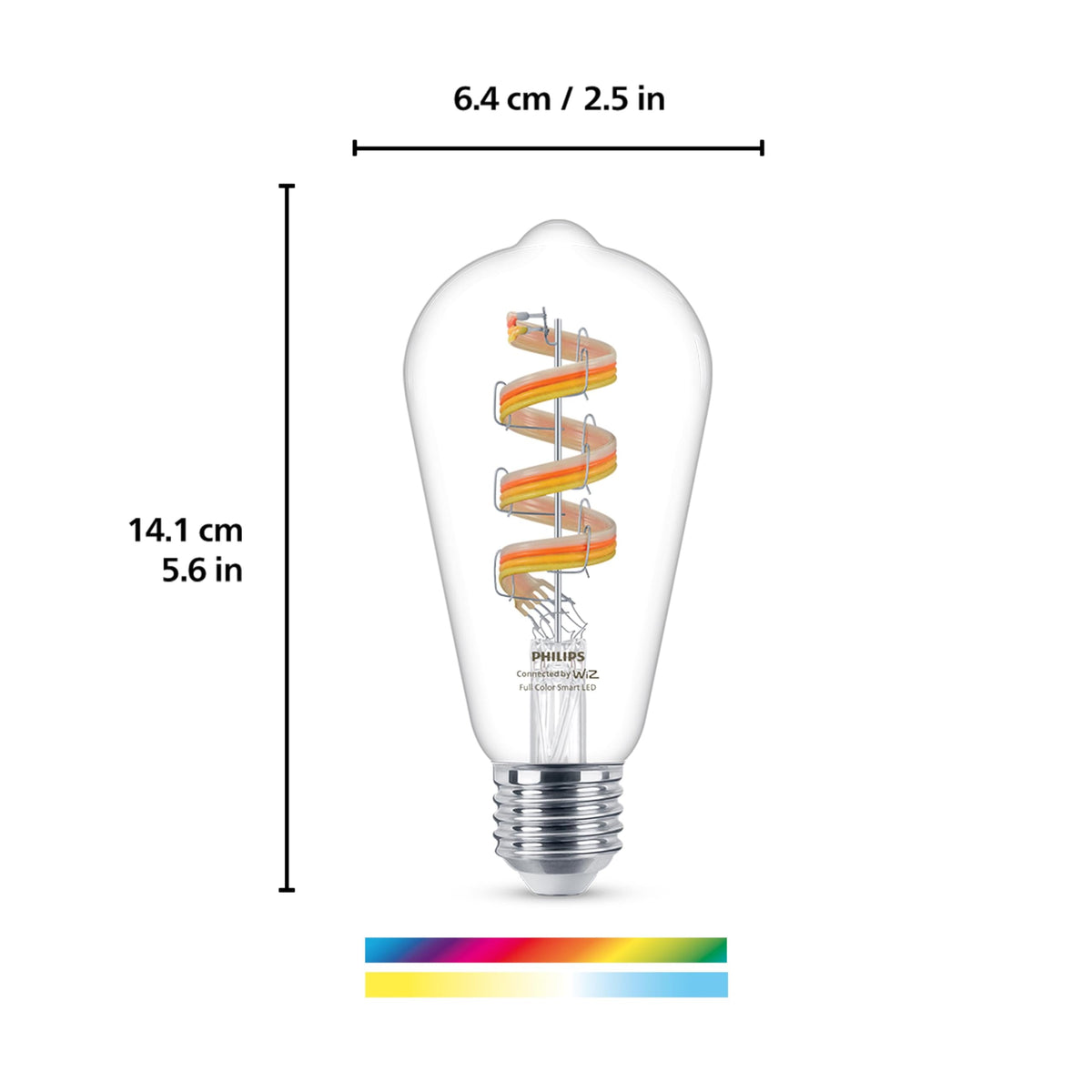 PHILIPS ST19 / Multicolor + Tunable White / 1 LED Bulbs
