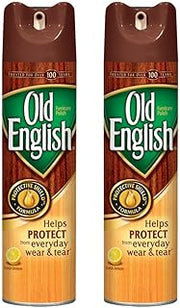 Old English Aerosol Wood Protector & Cleaner, Fresh Lemon (Pack of 2)
