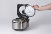 NS-LHC05 Micom Rice Cooker & Warmer by Zojirushi – 3 Cups Uncooked, 6.0 ounces, Stainless Steel, Stainless Dark Brown, Model NSLHC05XT