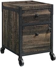 Sauder Foundry Road Engineered Wood Mobile File in Carbon Oak