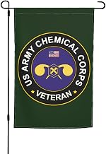 US Chemical Corps Veteran Double Sided Flag Outdoor Indoor Lightweight Garden Decor50