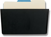 Letter-Size Wall File by Officemate – (Pack of 1), Plastic, Black, Model 21432
