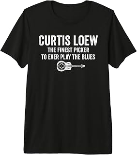 Curtis loew the Finest Picker to Ever Play the Blues Premium Tri-Blend T-Shirt