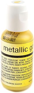 Chefmaster Airbrush Food Color 0.67 Ounce, Metallic Gold