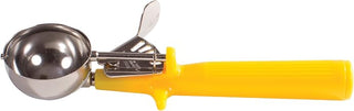 Winco Size 20 Yellow Stainless Steel Ice Cream Disher
