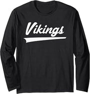 Curtis Vikings Vintage Swoosh Long Sleeve T-Shirt