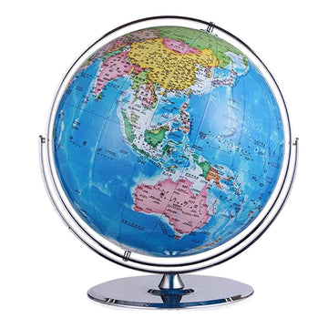 World Globe Newest Globe 720° Rotating Education Globe with Stand Large Desktop 19.6 in Diameter World Globe Office Decoration Globe Clear Text Marking by HRTC – Model 10456622