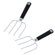 KAYCROWN Turkey Lifter Forks, Stainless Steel, Set of 2, Silver