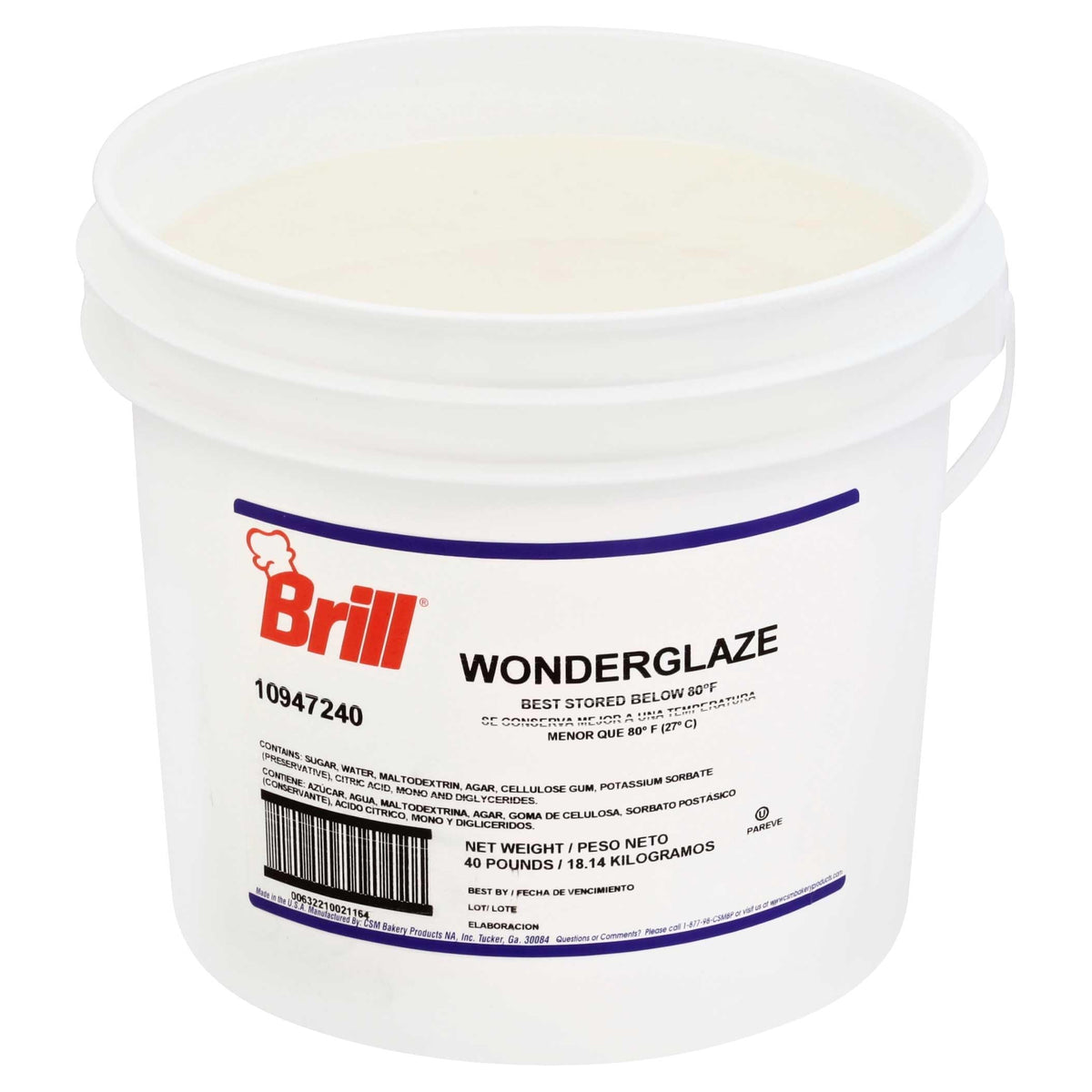 Brill Wonder Glaze by CSM Bakery – Commercial Grade