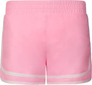 Champion Girl's Solid Varsity Woven Shorts (Big Kids) Pink Candy MD (10-12 Big Kid)