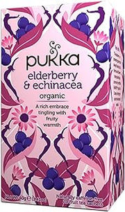 Pukka Organic Elderberry And Echinacea Tea, 20 EA