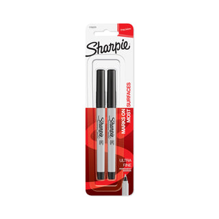Permanent Markers by Sharpie – 1 Count (Pack of 2), Plastic, Black, Pack of 2, Model 37161PP