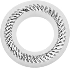 USA Sealing ZUSASES-7 White PTFE Spring Energized Seals Seal -120° to 450° F,3/8" ID,9/16" OD,3/32" Cross Section
