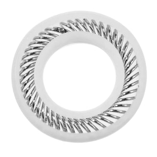 USA Sealing White PTFE Spring Energized Seals Seal -120° to 450° F by USASEALING – Polytetrafluoroethylene (PTFE), Model ZUSASES-7