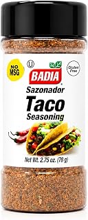Badia Taco Seasoning, 2.75 oz – Authentic Blend of Spices for Tacos