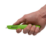 Full Size Safety Cutter Non Replaceable 100ct by Westcott – Single, Acrylonitrile Butadiene Styrene, Green, Model 17326