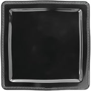 Elite Global Solutions Venetian 13" Black Square Plate
