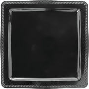 Venetian 13" Black Square Plate by Elite Global Solutions – Large, Black, Model M13SQ-B