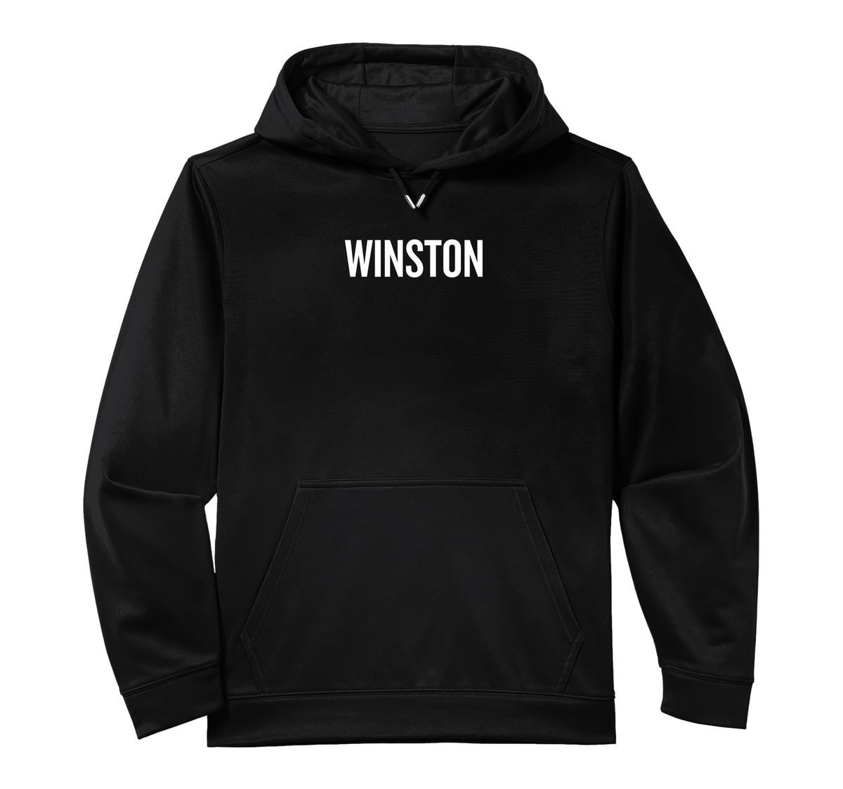 WINSTON Performance Hoodie by WINSTON Name Text Desings – Polyester, Black, Model T3QEAW7AKJ4