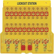 Master Lock 1484BP410 Lockout Tagout Padlock Station