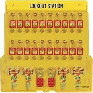 Master Lock 1484BP410 Lockout Tagout Padlock Station