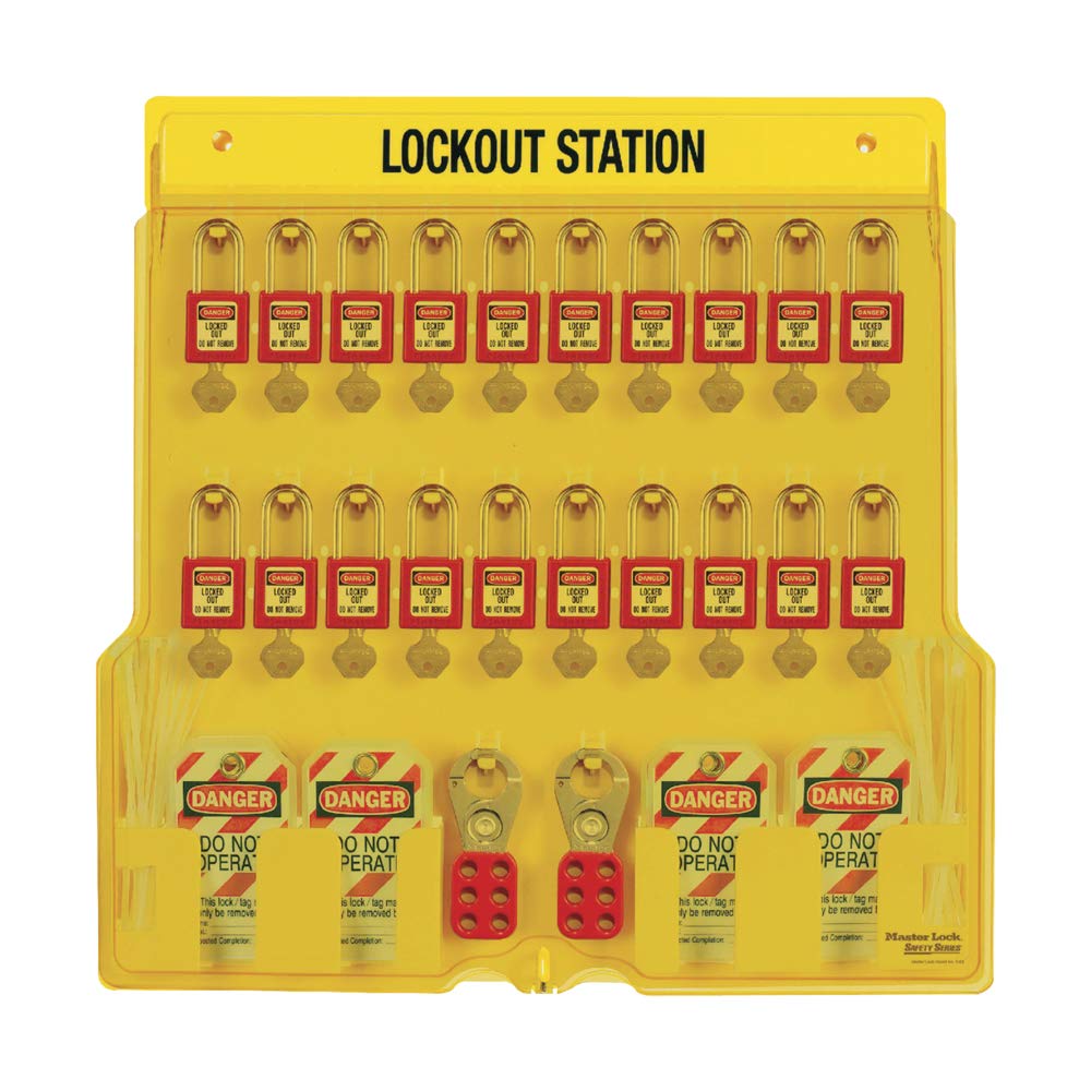 Master Lock Includes 20 Zenex Padlocks / Yellow / Modern Keyed Padlocks