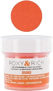 Roxy & Rich Fat Dispersible Food Coloring, 5 Grams Orange