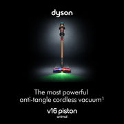 V16 Piston Animal Cordless Vacuum by Dyson – 0.3 gallons, Matched Black Body / Bright Copper Manifold, Model 640975-01