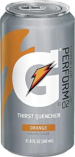 Gatorade Thirst Quencher, 24 Count, 11.6 oz Cans, Orange, 278.4 Fl Oz (Pack of 24)