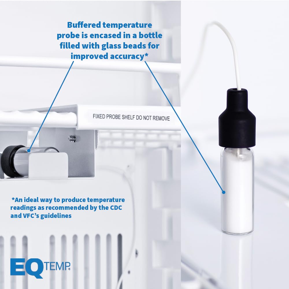 12.71 cu.ft Vaccine Refrigerator by EQTemp – 12.71 cubic_feet, White, Model ACR1322GLHD