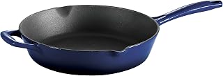 Tramontina Bestow Enameled Cast Iron 10-Inch Skillet, Blue