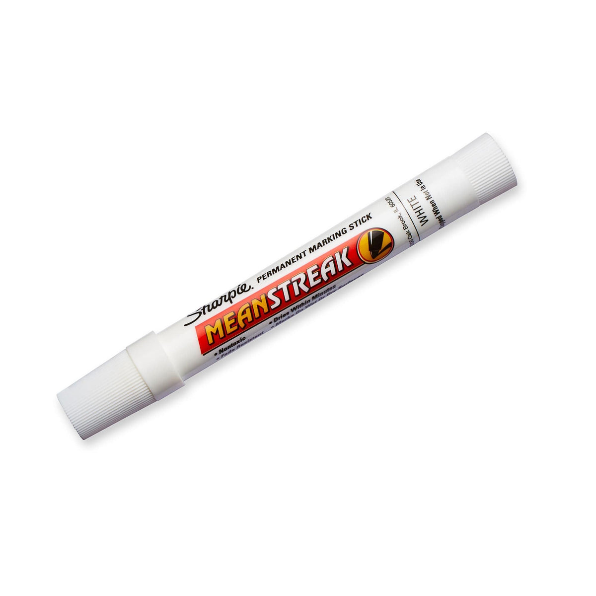 Pro Mean Streak Permanent Marking Stick by Sharpie – 1 Count (Pack of 4), White, Pack of 4, Model 85118PP4PK