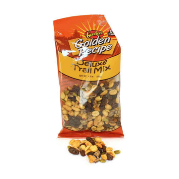 Golden Recipe Deluxe Trail Mix by Gurley's – 0.84 Ounce (Pack of 8), Pack of 8