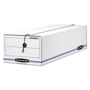 FEL00018 - Liberty Basic Storage Box by Bankers Box – 24.25" L x 9" W x 7.5" H, Paper, Clear