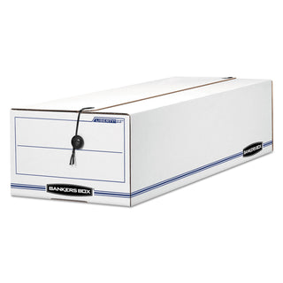 FEL00018 - Liberty Basic Storage Box by Bankers Box – 24.25" L x 9" W x 7.5" H, Paper, Clear
