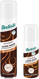 Batiste Dry Shampoo Dark Hair, 3.81 oz. + Mini 1.06 fl. oz.