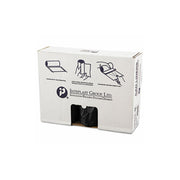 High-Density Can Liner by Inteplast – 200 Count (Pack of 1), 56.0 gallons, Plastic, Silver/Black