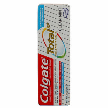 Total Toothpaste by Colgate – 0.88 Ounce (Pack of 8), Pack of 8, Model 035000459862-8a