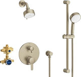 GROHE Cosmopolitan Dual Shower System with Handheld & Valve, Brushed Nickel