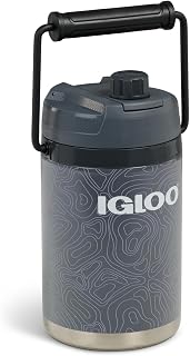 Igloo Trailmate Hybrid 54 oz Insulated Water Bottle, Large Sports Water Jug, Beverage Cooler, Carbonite