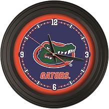 Holland Bar Stool ClkNL15BKFlorUn 15 in. University of Florida Logo Traditional Wall Clock - Black