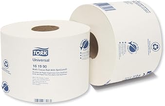 Tork 161990 Universal Bath Tissue Roll Opticore Tissue 36/865/Case