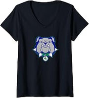 Women's Winston Churchill Bulldogs V-Neck T-Shirt