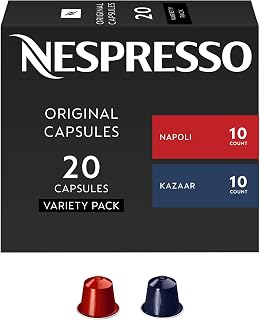 Nespresso Original, Intense Variety Pack, 20-Count Espresso Coffee Pods