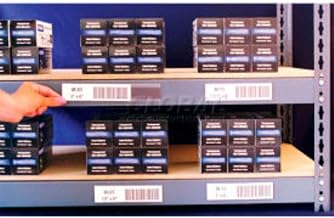 Aigner M-51 6" W X 2" H Magnetic Label Holder, 12/Pk