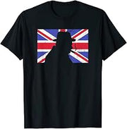Winston Churchill T-Shirt / WWII Battle of Britain UK Flag