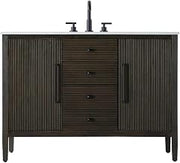 Elegant Kitchen and Bath 48" Single Bathroom Vanity in Chocolate Oak