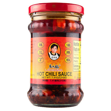 Hot Chili Sauce - 1 Jar - 7.41oz by LAO GAN MA – 7.41 Ounce
